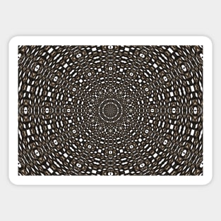 Vintage Ancient Mosaic Mandala Pattern Sticker